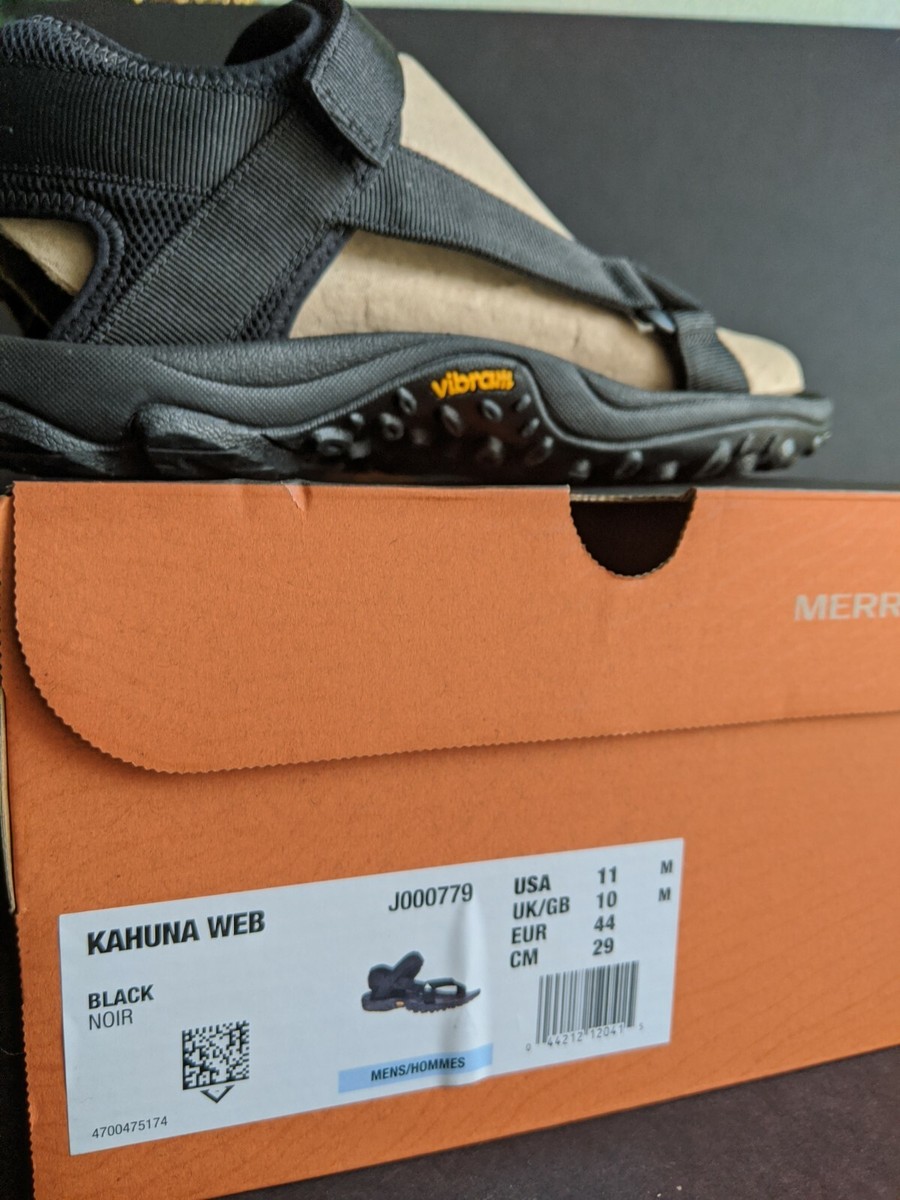 Merrell Kahuna Web Black Sandal Men's sizes 11 | eBay