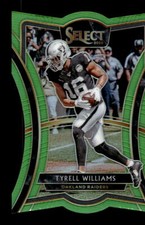 2019 Panini Select #138 Tyrell Williams Neon Green Prizm 49/49