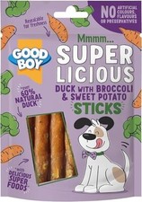 Good Boy Superlicious Duck, Sweet Potato & Brocoli Sticks (70g x 14)