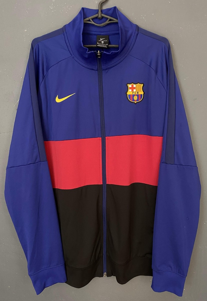 MEN'S NIKE FC BARCELONA 2020/2021 JACKET TRACK TOP SOCCER