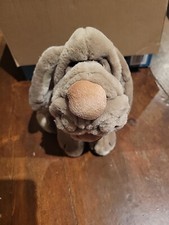 Vintage Ganz Brothers Wrinkles Plush 9 Stuffed Animal 1984 Puppy Dog Shar Pei