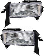 For 1997-2004 Dodge Dakota Durango Headlight Halogen Set Pair