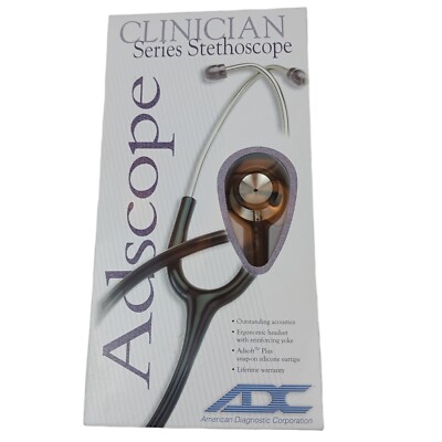 Adscope 603 Stethoscope Black Tube 22 inch 603BK 1 Ct
