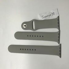 Original OEM Apple Watch Series 7 6 SE 5 4 3 Sport Band 42mm 44mm strap Concrete