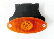 2x 24V AMBER SIDE MARKER LIGHTS TRUCK CHASSIS CARAVAN TRAILER BUS LORRY