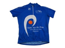 Vintage 90s Y2K German Germany Florist Cycling Bike Jersey Mens Size Small Blue