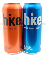 HIKE Empty Beer Cans 500ml Ukraine 2023 Bottom Open set of 2 Collectible