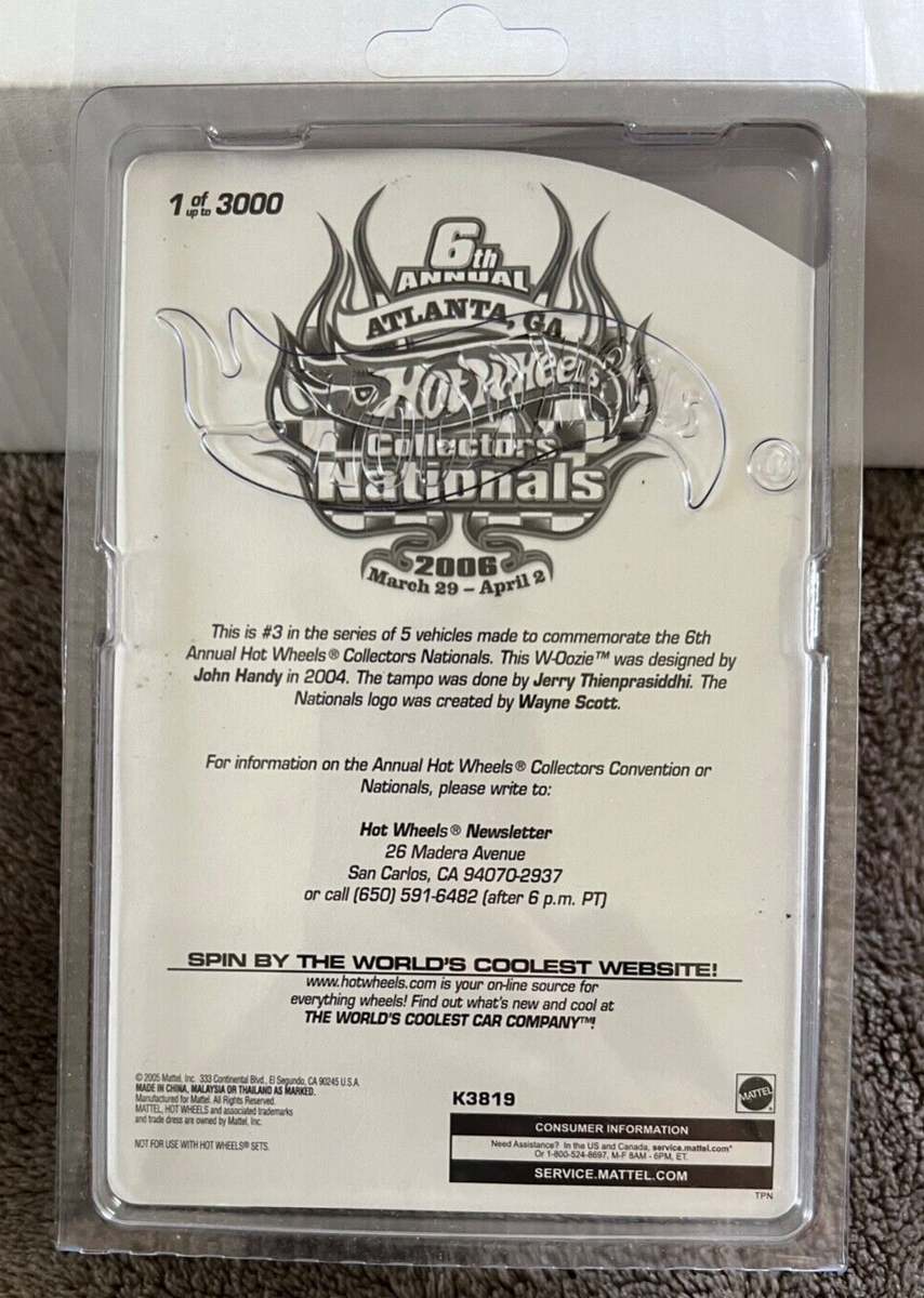 Hot Wheels 6th Annual Collector Nationals Atlanta GA W-Oozie