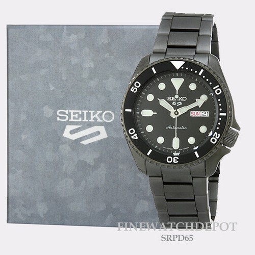 Authentic Seiko Men 5 Sports Automatic With Manual Winding Capacity Watch  SRPD65 29665199386 | eBay