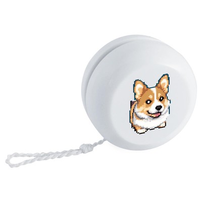 'Pixel Art Corgi Dog' Retro Style Yo-Yo (YY00038797)