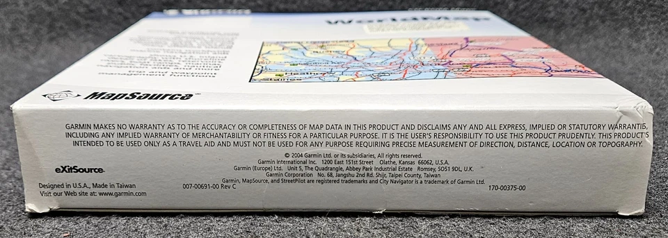 2004 Garmin CD-Rom World Maps 010-10215-01 v3.02 (Disk Still Sealed) - Image 3 of 4
