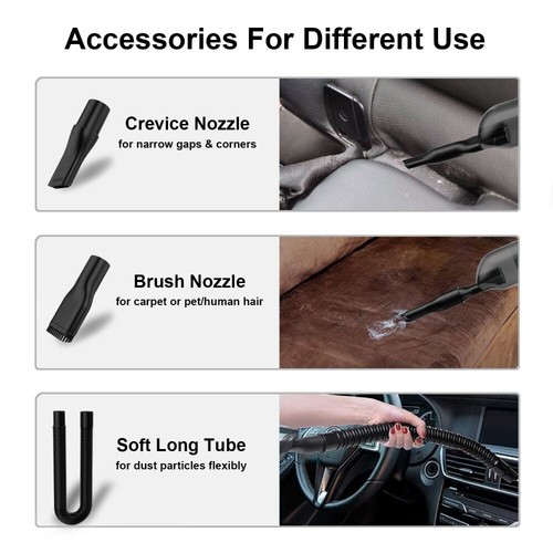 Portable Car Vacuum Cleaner – Compact, Powerful Suction for Dust, Corners & Crev - Picture 3 of 7