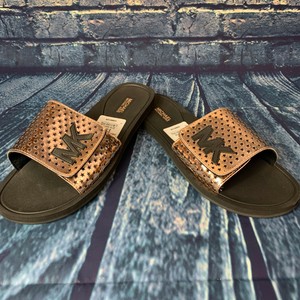 mk slides rose gold