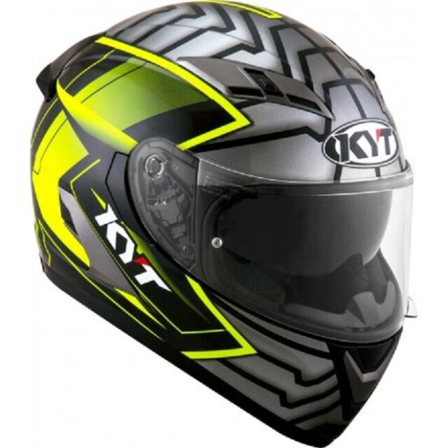 Full Face Helmet  Kyt  Falcon 2 Armor Yellow Yellow Honda 