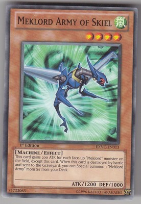 YU-GI-OH Meklord Amry of Skiel Common english EXVC-EN013 Meklord Armee von Skiel