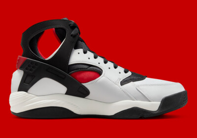 Nike Air Flight Huarache White Photon Dust Gym Red Black FJ3455