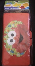 New Sesame Street Beginnings Cookie Monster Red Plastic Wipes Travel Case