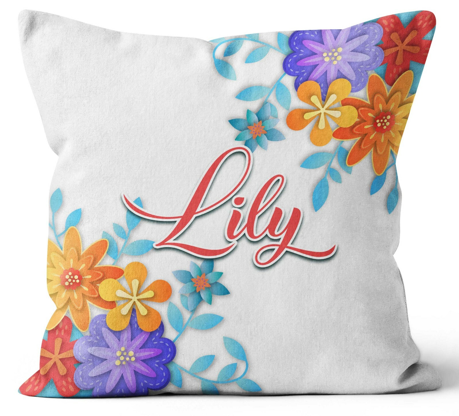 Personalised Any Text Name Cushion Floral Design Mothers Day Wedding Gift  84 | eBay
