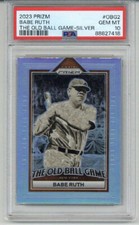 2023 PANINI PRIZM THE OLD BALL GAME SILVER #OBG2 BABE RUTH YANKEES PSA 10 RARE