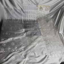 Mixed Lot of 19 Clear Plastic Chocolate Molds-Holidays Basic Shapes