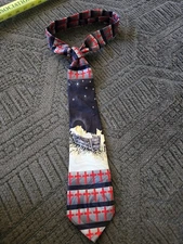 Steven Harris Christmas Nativity Baby Jesus Necktie Christian Religion Handmade