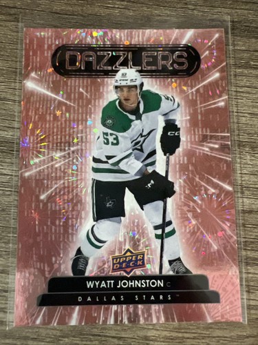 Wyatt Johnston [Pink] #DZ-81 card from 2022 Upper Deck Dazzlers