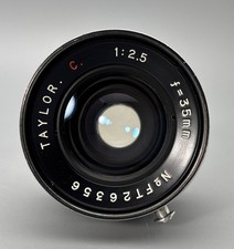 Vintage Taylor C 35mm f/2.5 Native D-Mount not standard C-mount