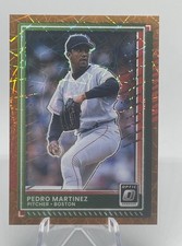 2025 Panini Donruss Optic Pedro Martinez #45 Orange Velocity Prizm Red Sox