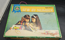 Child Guidance Educational Activity Sew By Number Ages 4-7 Learning 1969 Vtg