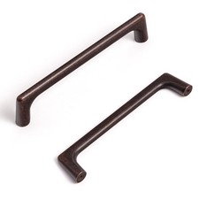 Antique Oil Rubbed Bronze Cabinet Pulls with 5'' 128mm ,Retro Style Solid Zin...