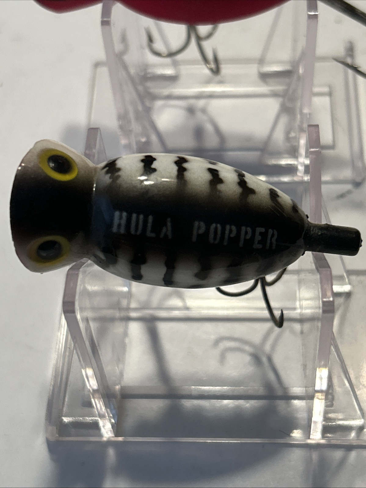 Fred Arborgast Hula Poppers Lot Of 2 - Pink 2-3/4” /Coach Dog 2-1/2” -No Skirts  - Image 14