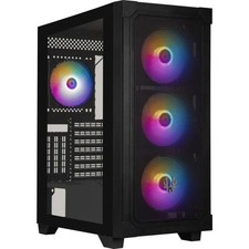 BITFENIX Graph ARGB Noir Boitier PC Moyen tour - ATX - 4 ventilateurs A-RGB