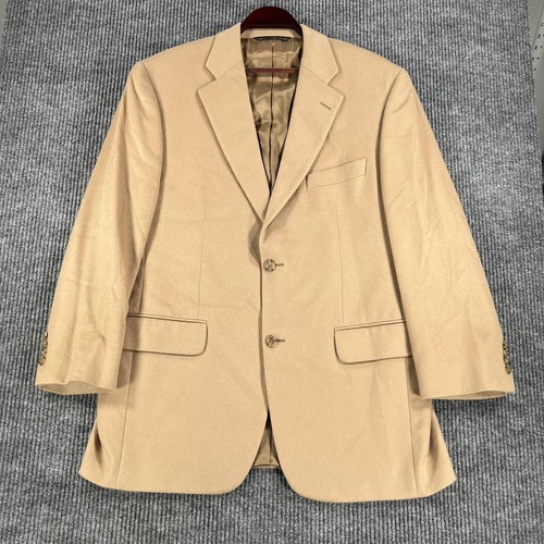 Barneys New York Blazer Mens 42R Beige Cashmere Classic Fit Sport Coat Canada
