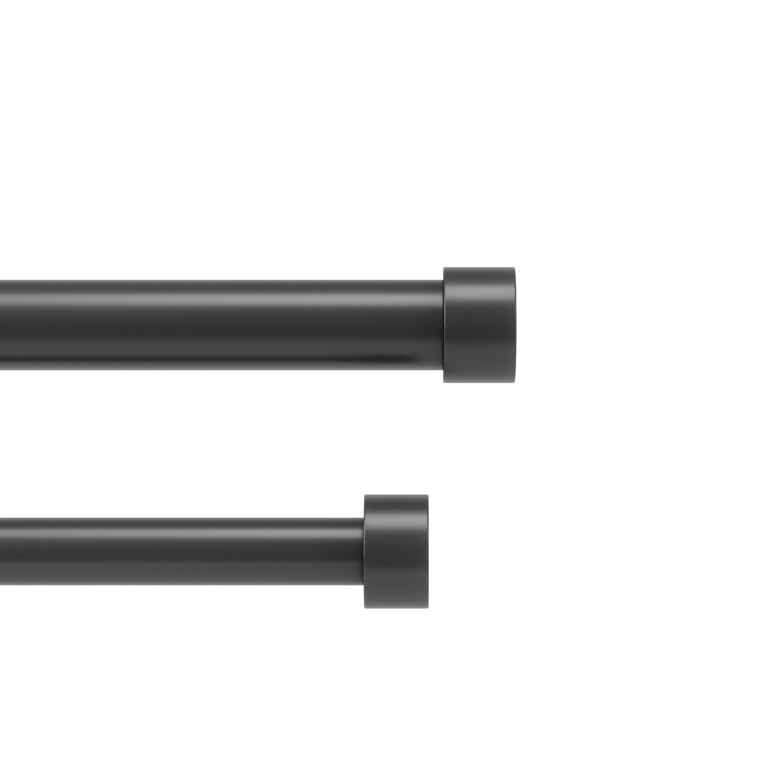 Umbra Cappa Double Curtain Rod, Includes 2 Matching Finials, Brackets