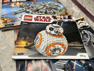 LEGO STAR WARS Instruction Book Lot Of 3 bb-8 75187, Disney 75105