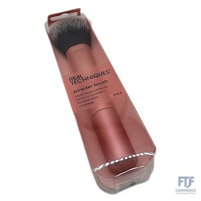 Real Techniques Ultra Plush Puder-Make-up-Pinsel, zum Fixieren von Puder, Bronze