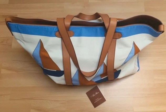 Ultra Rare Highly Limited Loro Piana "My Boat" Canvas Tote Bag €2,700 image 2