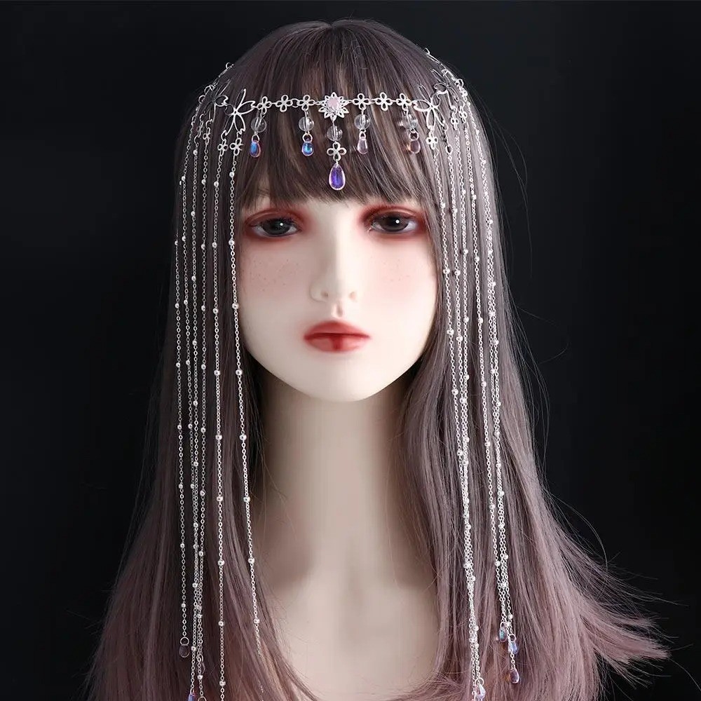 Ornement dégradé pour coiffure haut de gamme avec strass scintillants dorés