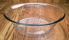 Martha Stewart Everyday (Pyrex) 3.2 Qt 3 L. Fancy Serving Clear Glass Bowl