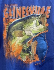 Reel Legends Gainesville Largemouth Bass XL Tee Shirt. Florida Fishing Shirt.
