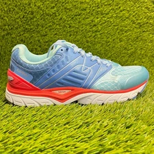 Karhu Fast 7 MRE Womens Size 8 Silver Lake Blue Red Running Shoes Sneakers