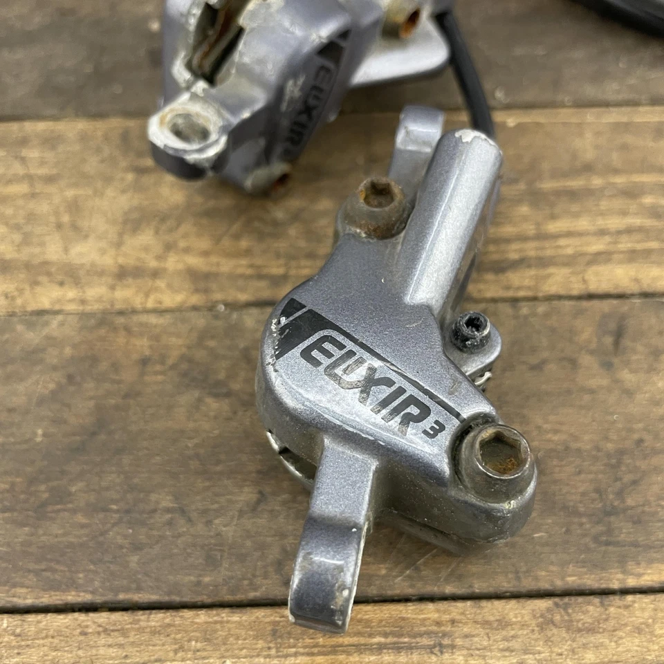 Avid Elixir 3 Hydraulic Disc Brake Set Front Rear Lever Caliper Mountain PARTS - Image 2 of 4