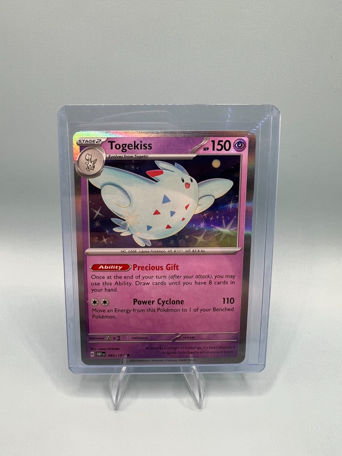 Togekiss - (Cosmos Holo) 085/197 Promo Blister Exclusives NM Holo