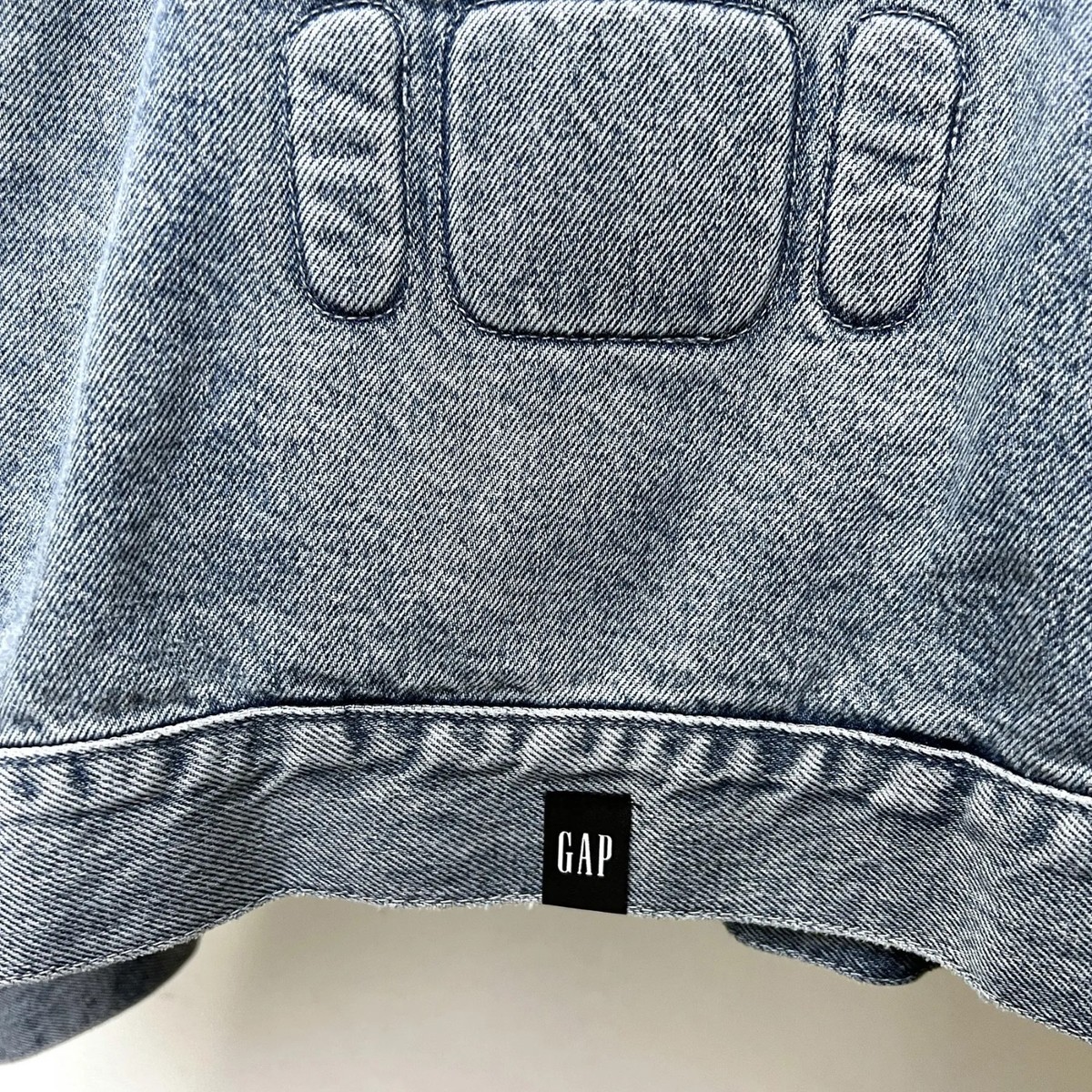 Yeezy Gap Engineered by Balenciaga Padded Denim Jacket Blue Jean
