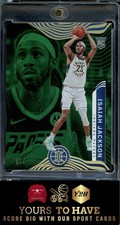 2021-22 Panini Illusions #172 Isaiah Jackson Green ROOKIE RC 5/5 BOOKEND W/MAG