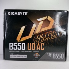 GIGABYTE B550 UD AC Socket AM4 AMD Motherboard Used