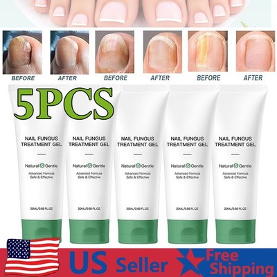 5PCS Nutraboost Nail Fungus Treatment Gel, Natural Nail Repair Strengthening Gel