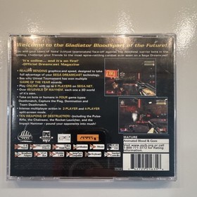 SEGA Unreal Tournament Sega Dreamcast 2001 Shooter Manual Included Multiplayer