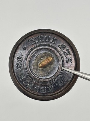 Antique Great Seal Button C Kenyon Co 28mm American Eagle Military