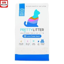 Smart Cat Litter Lotus Scented Non-Clumping Crystals Odor Control Dust-Free 8lb